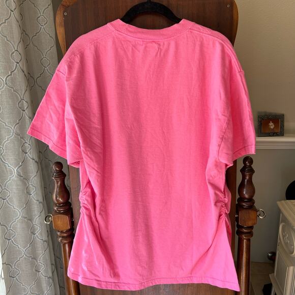 Disney maternity Hanes beefy T pink Mickey Mouse resort T-shirt - Picture 6 of 9